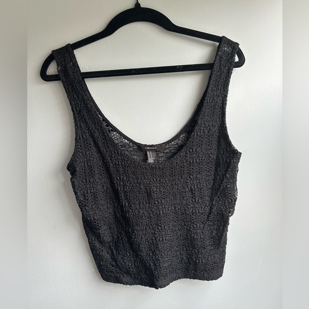 Forever 21 Black Tank Top